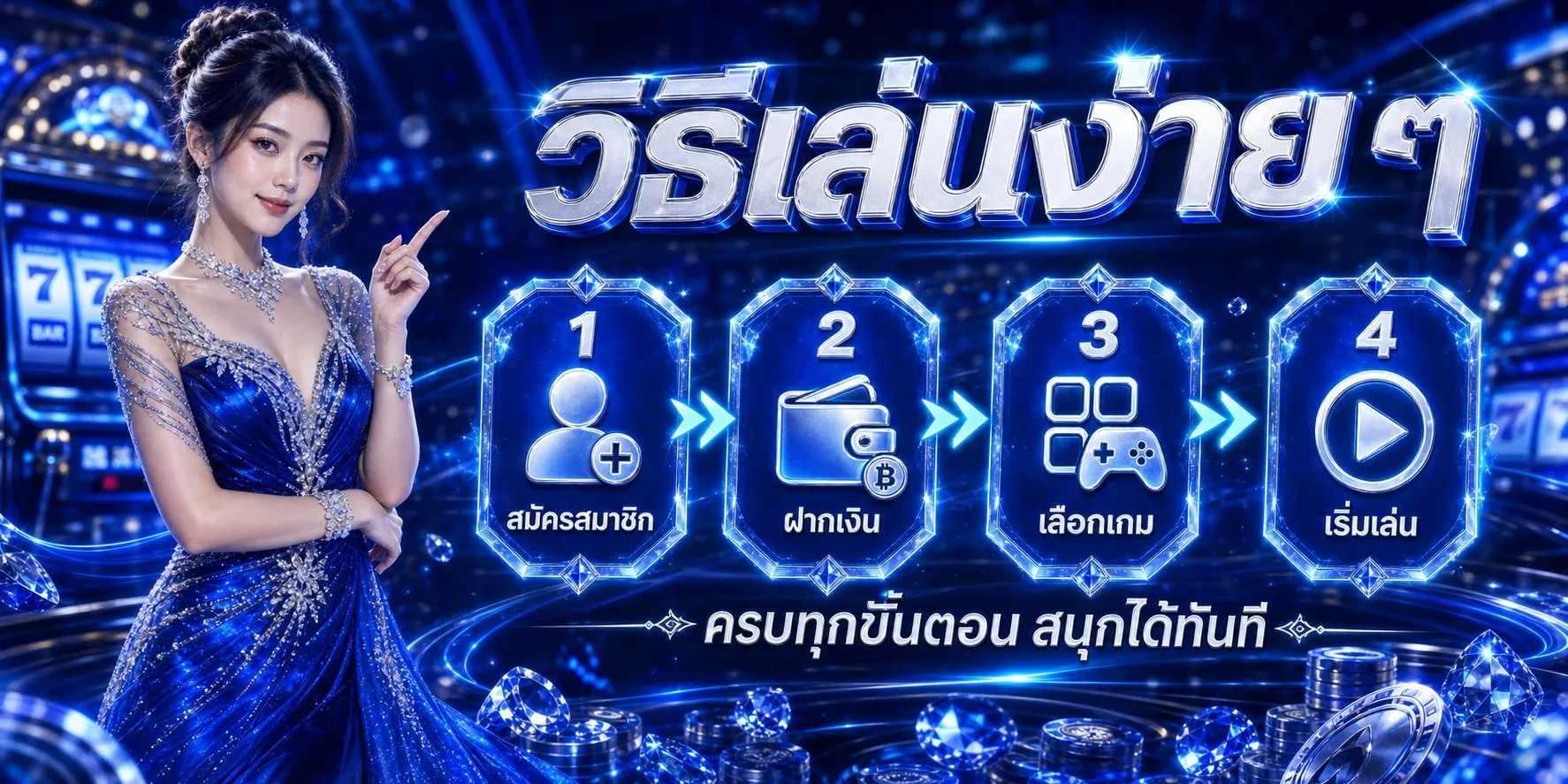 สล็อตออนไลน์ BLUE4YOU รวมเกมค่ายดังครบทุกค่าย